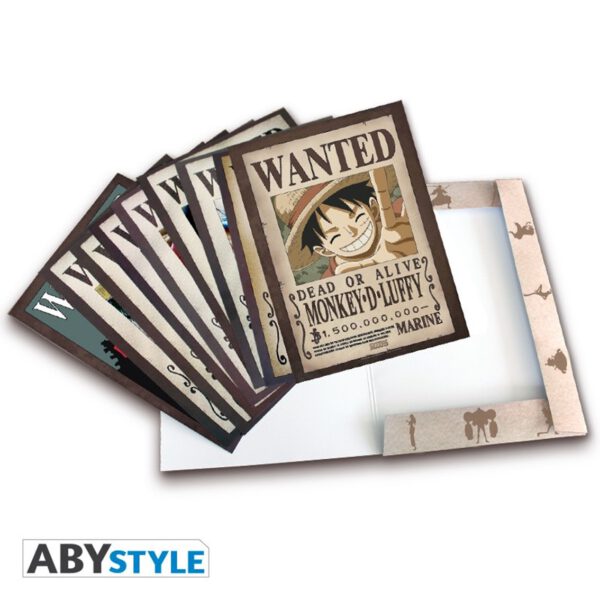 *Pack 9 posters abystyle cartel ''se busca'' tripulacion de los sombrero de paja en wano