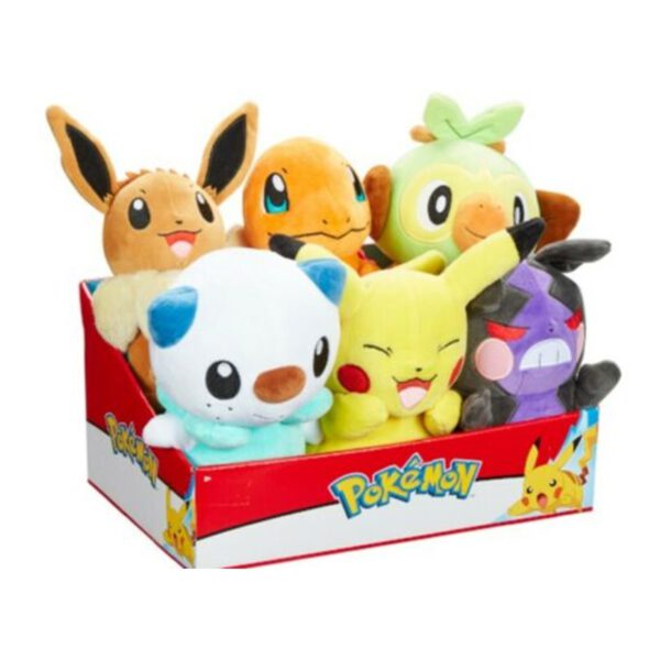 *Pack de 6 peluches pokemon ola 9 20 cm