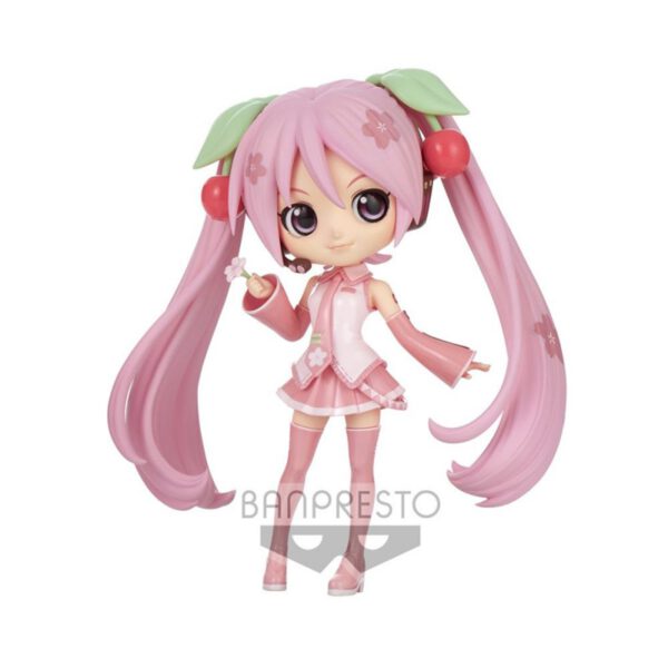 *Figura banpresto q posket hatsune miku sakura miku ver. b