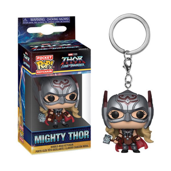 *Llavero funko pop marvel pocket thor love and thunder mighty thor