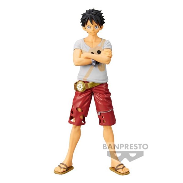 *Figura banpresto one piece dxf the grandline men film red monkey d. luffy vol. 6