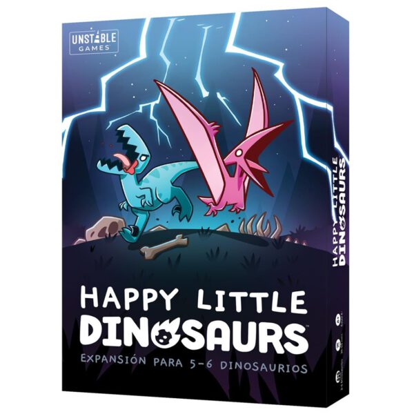 *Juego de mesa happy little dinosaurs expansion para 5 - 6 dinosaurios (jugadores)