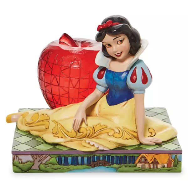 *Figura enesco disney blancanieves y los siete enanitos blancanieves con manzana