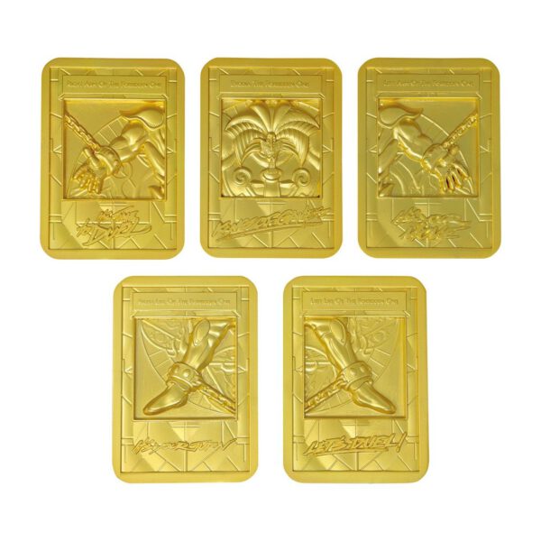 *Replica yu - gi - oh! lingotes exodia the forbidden one edición limitada