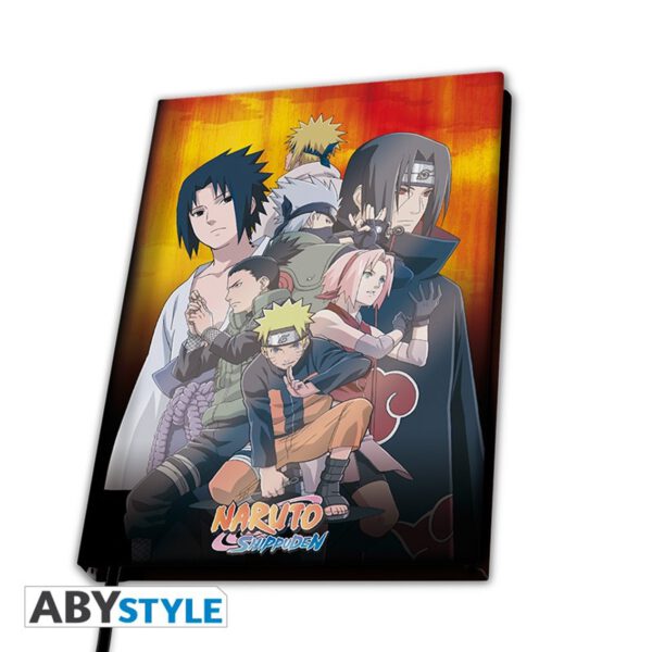 *Cuaderno notas abystyle naruto shippuden konoha group