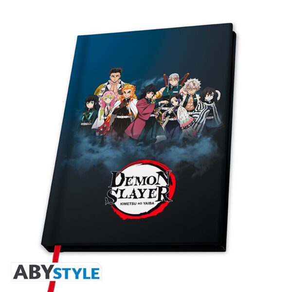 *Cuaderno de notas abystyle demon slayer -  pilares