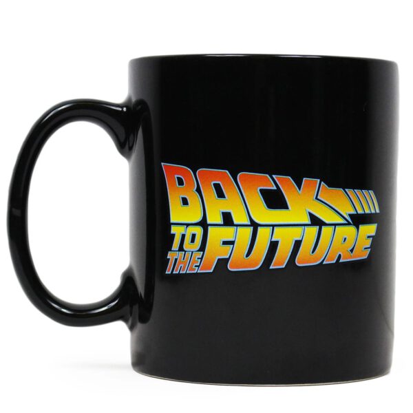 *Taza termocolora half moon bay regreso al futuro