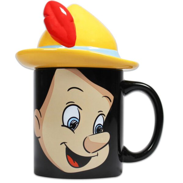 *Taza 3d half moon bay disney pinocho 400ml