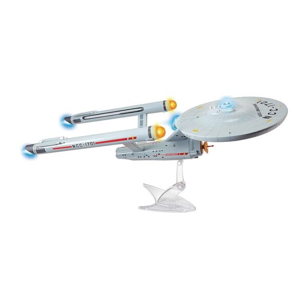 *Figura replica bandai star trek enterprise ship con luces y sonido