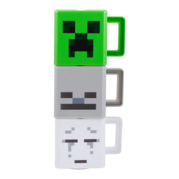 *Tazas apilables paladone minecraft