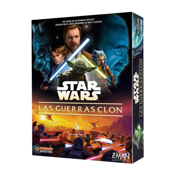 *Juego de mesa star wars las guerras clon pegi 14