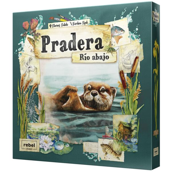 *Juego de mesa pradera: rio abajo pegi 10