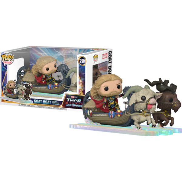 *Funko pop marvel thor: love & thunder goat boat & thor 62420