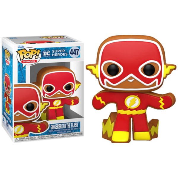 *Funko pop dc comics navidad galleta jengibre the flash 64323