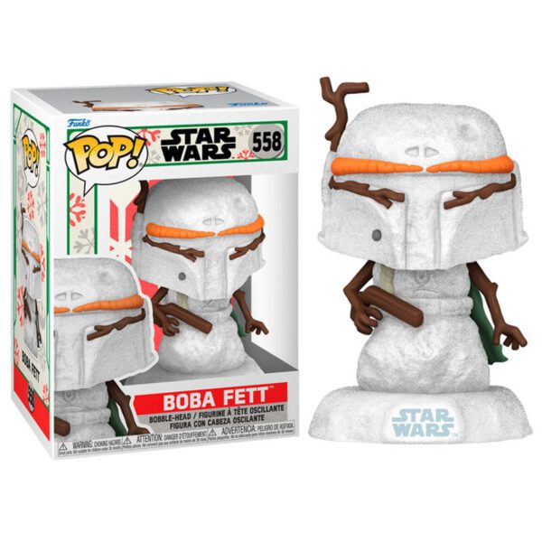 *Funko pop star wars holiday boba fett 64334