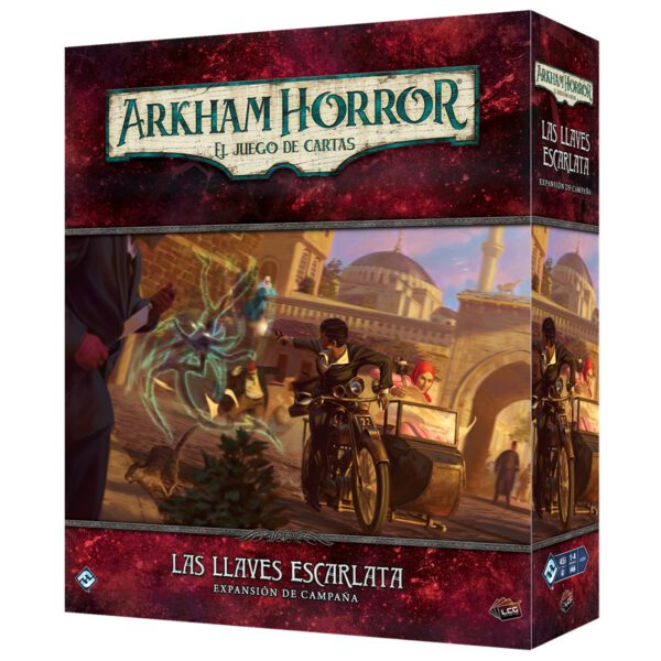 *Juego de mesa arkham horror lcg las llaves escarlata expansion campaña pegi 14