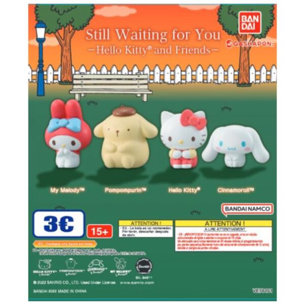 *Set bandai gashapon lote 40 articulos sanrio characterse machiboke hello kity