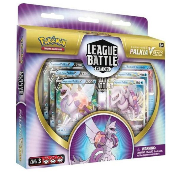 *Juego de cartas pokemon tcg baraja de combate de liga palkia vmax español