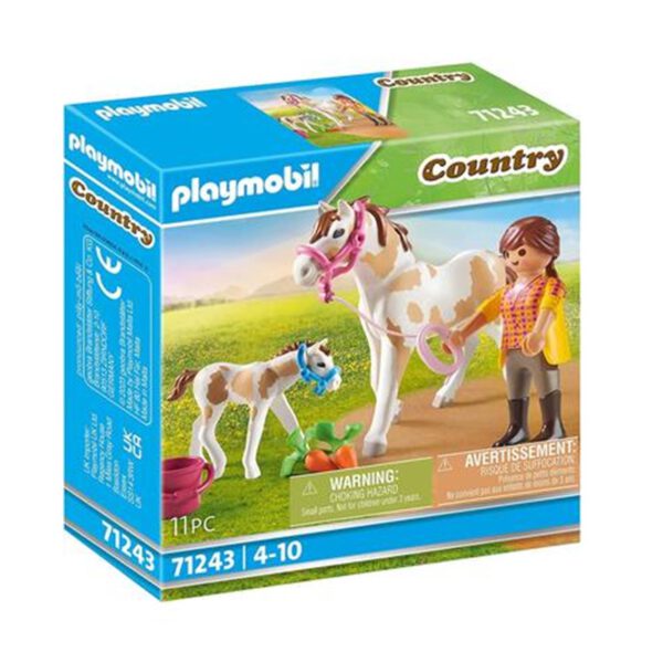 *Playmobil country -  caballo con potro