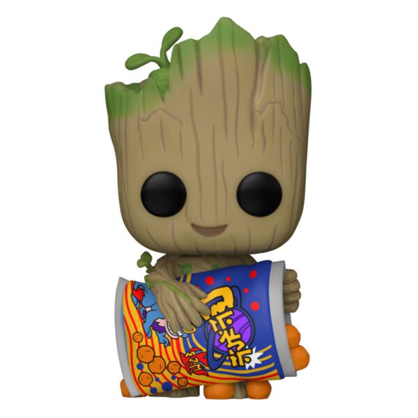 *Funko pop marvel guardianes de la galaxia groot with cheese puffs 70654
