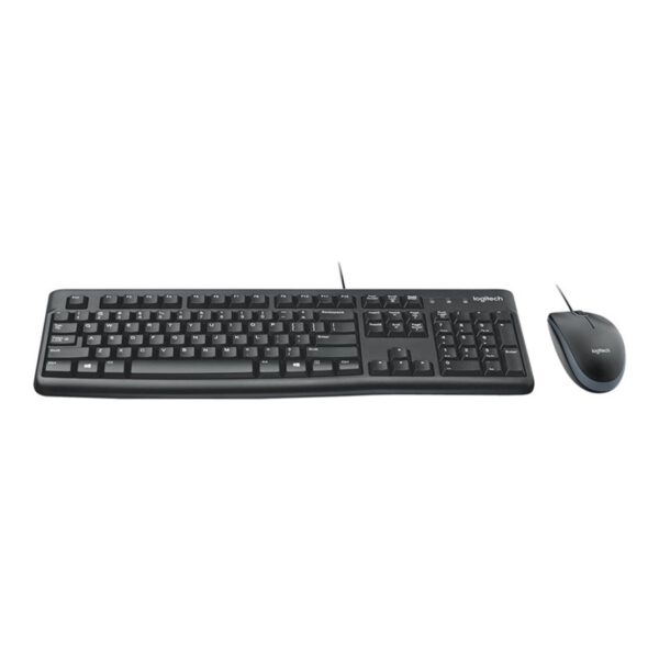 *Teclado + mouse logitech mk120 optico usb 2.0 negro ingles uk