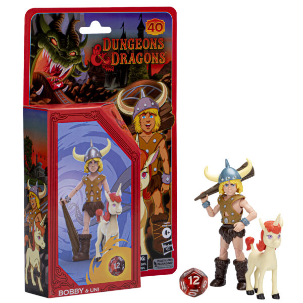*Figura hasbro dungeons & dragons bobby y uni