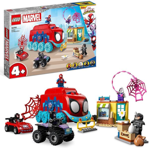*Lego marvel base móvil del equipo spidey