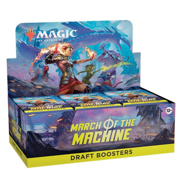*Caja de cartas wizards of the coast magic the gathering draft booster march of the machine 36 unidades inglés