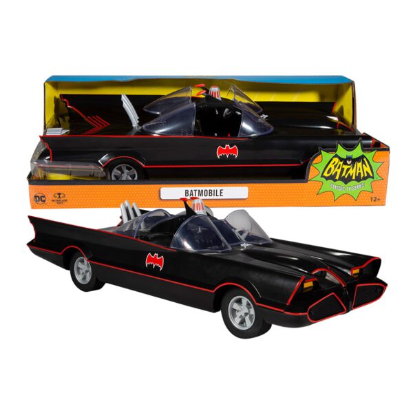 *Figura mcfarlane toys dc retro 6in -  batman 66 -  batmobile