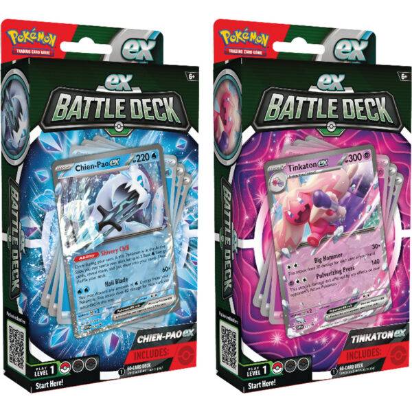 *Juego de cartas pokemon tcg ex battle deck chien - pao - tinkaton