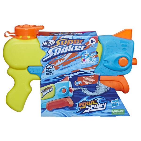 *Pistola hasbro nerf super soaker wave spray