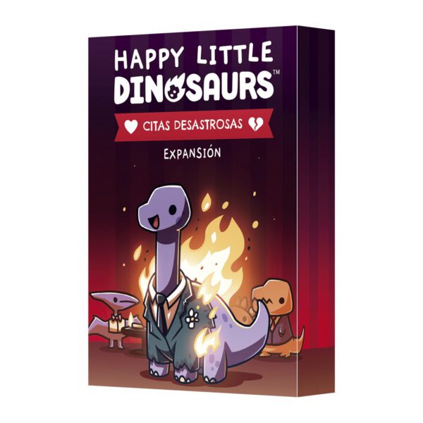 *Juego de mesa happy little dinosaurs citas desastrosas edad recomendada 8 años
