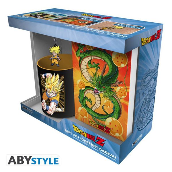 *Set abysse dragon ball taza + llavero + libreta