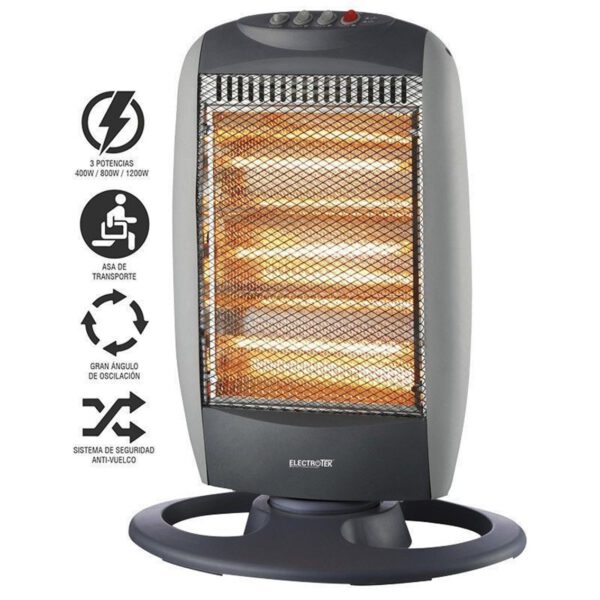 *Estufa electrica thulos et - eh1206 400w - 800w - 1200w