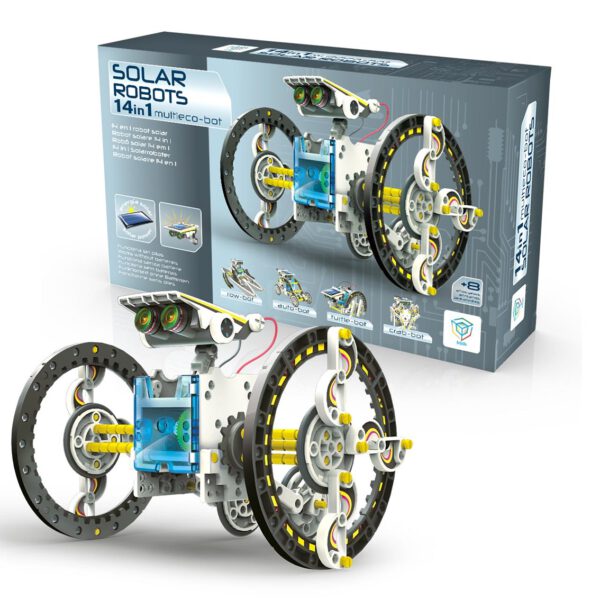 *Kit 14 en 1 deqube robot construccion solar pegi 8