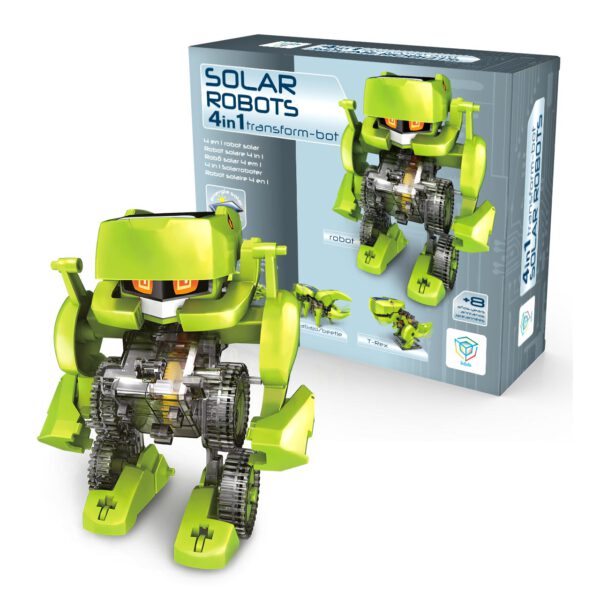 *Kit 4 en 1 deqube robot construccion solar pegi 8