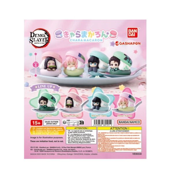 *Surtido gashapon bandai figuras lote 20 articulos demon slayer macaron mascot