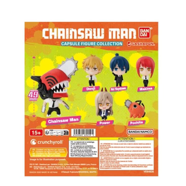 *Set gashapon figuras bandai lote 30 articulos chainsaw man capsule figure collection