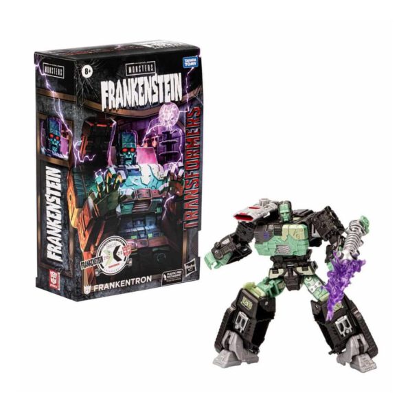 *Figura hasbro transformers universal monsters frankenstein frankentron
