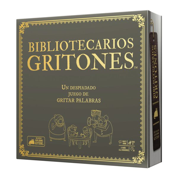 *Juego de mesa bibliotecarios gritones edad recomendada 7 años