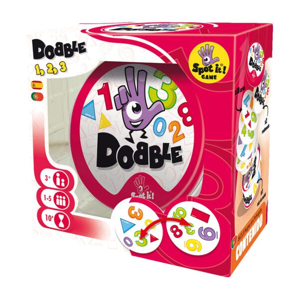 *Juego de mesa dobble formas y numeros edad recomendada 3 años
