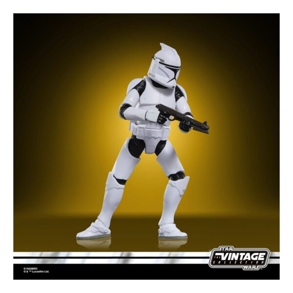 *Figura hasbro star wars the vintage collection attack of the clones phase 1 clone trooper