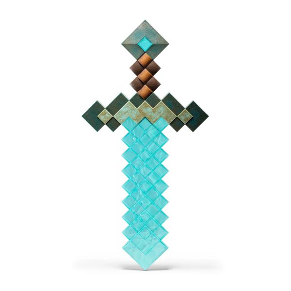 *Réplica the noble collection minecraft espada de diamante