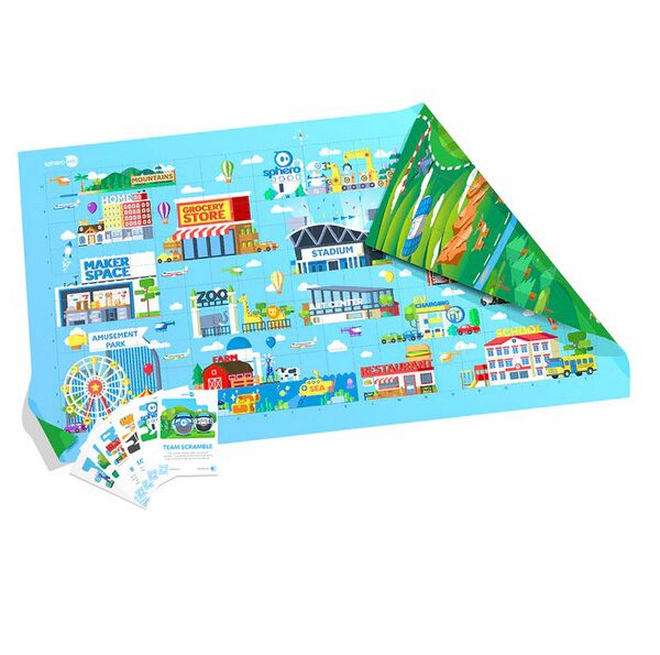 *Tapete sphero code mat city - golf y space - soccer