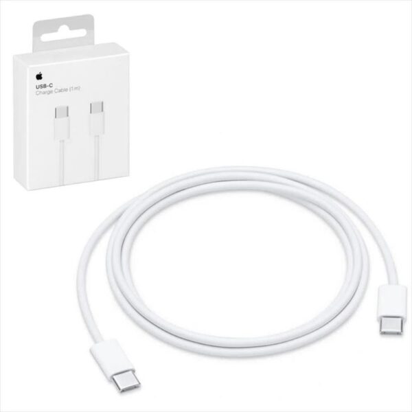 *Cable original apple iphone usb tipo c a usb tipo c -  1 m - blanco
