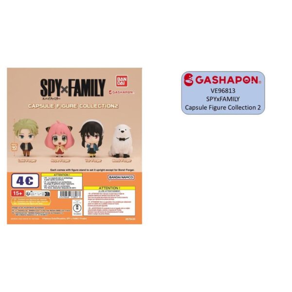 *Set gashapon figuras bandai lote 30 articulos spy x family capsule figure