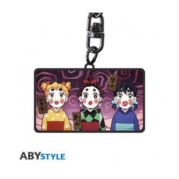 *Llavero abystyle demon slayer kimetsu no yaiba sumiko zenko & inoko