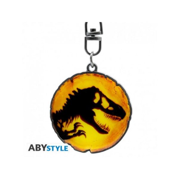 *Llavero abystyle jurassic park ambar