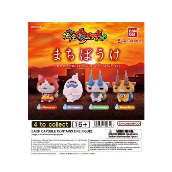 *Set gashapon lote 30 articulos yokai watch machibouke