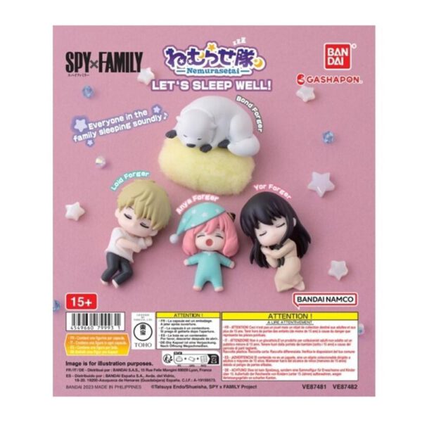 *Set gashapon spy x family lets sleep well!